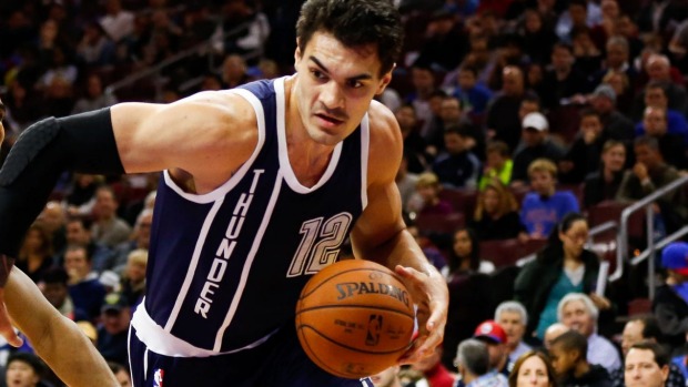 Steven Adams played a team-high 35 minutes against the Jazz