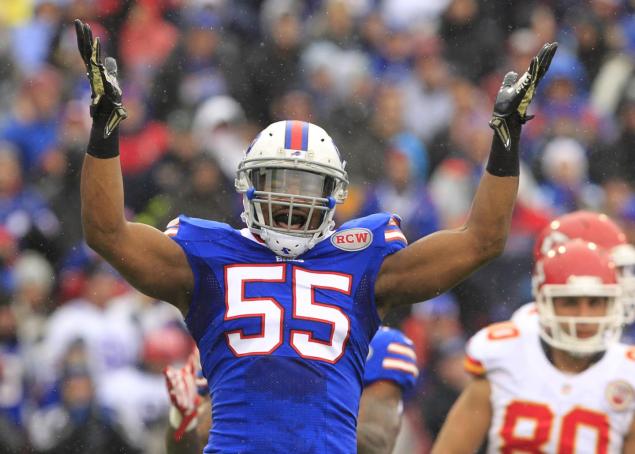 Buffalo Bills defensive end Jerry Hughes will have to send the NFL a big check