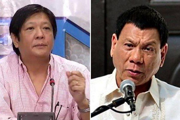 Bongbong Marcos and Rodrigo Duterte