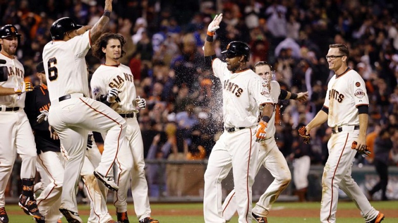 Giants put off Dodgers' party with 3-2 walk-off win in 12th inning