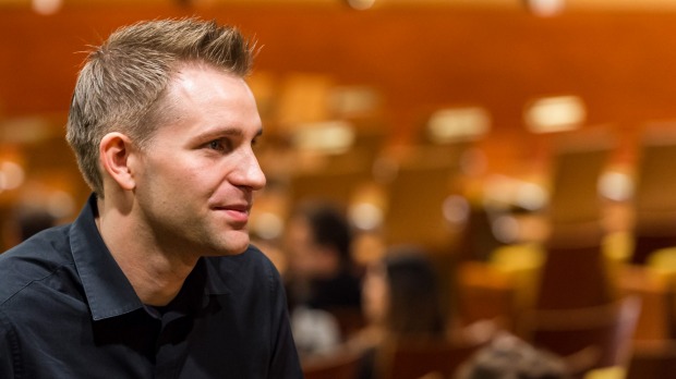 Austria's Max Schrems listens the the ruling in Luxembourg on Tuesday as Europe's highest court backs him in his claim a trans Atlantic data protection agreement doesn't adequately protect consumers