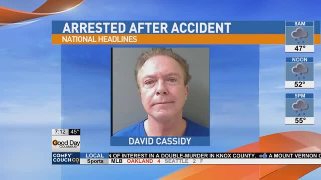 David Cassidy Charged Over Hit-And-Run on Suspended License