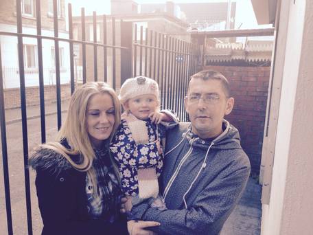 Dearbhla Leahy with Noel Winterlich and daughter Amber