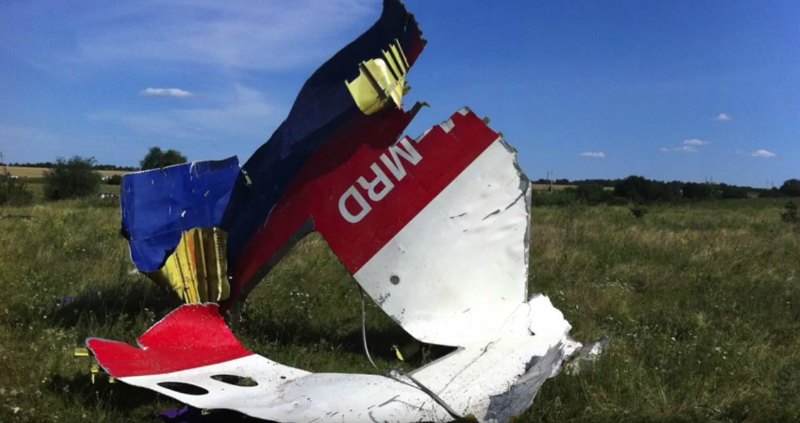 The Latest: Reconstruction of front of downed plane shown