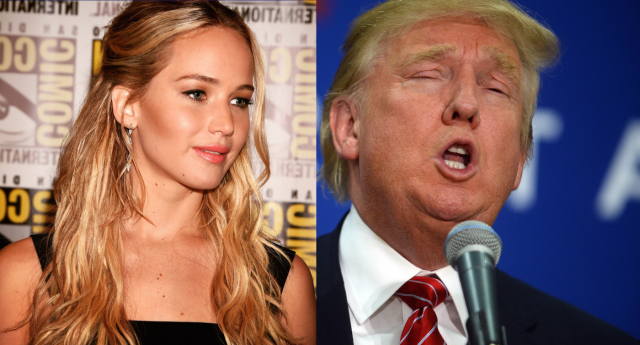 Jennifer Lawrence has some strong feelings about Donald Trump