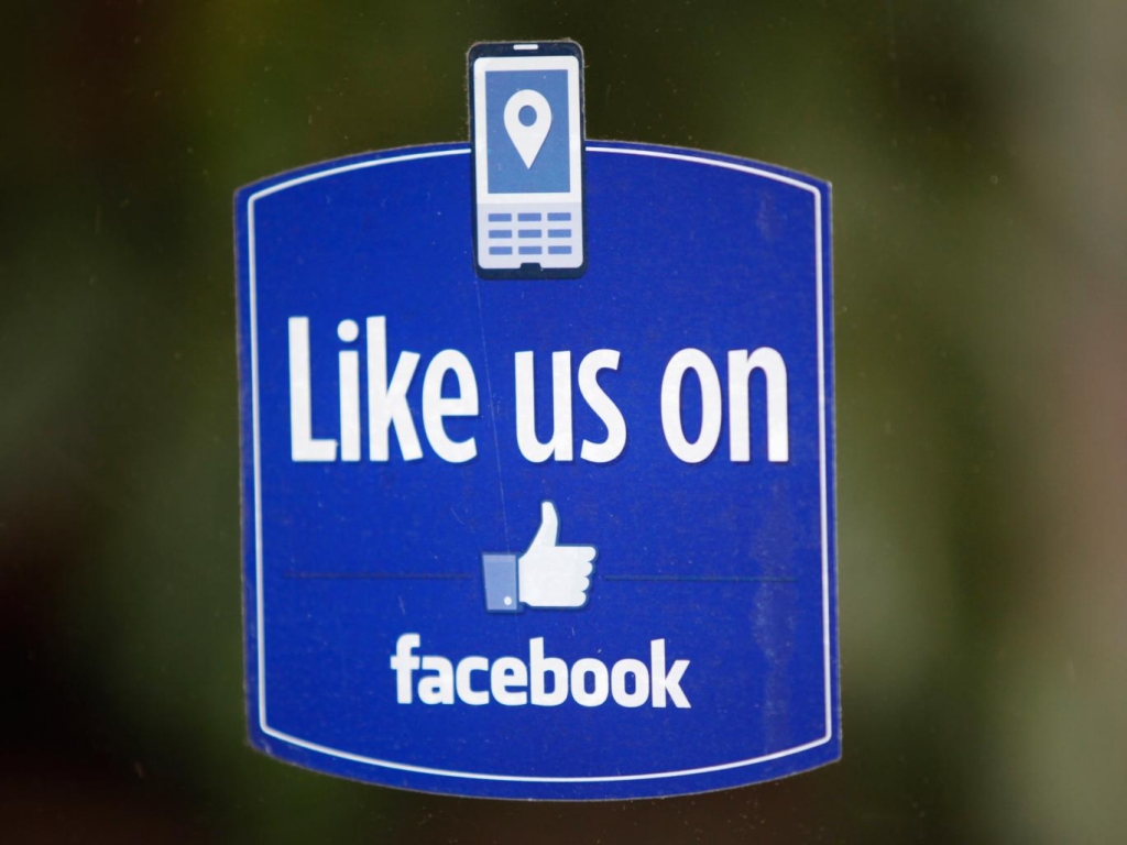 Facebook like sign