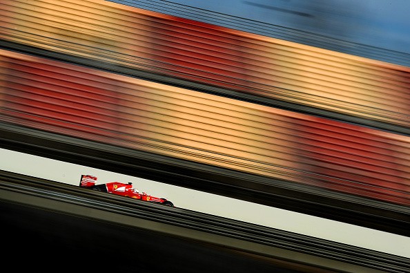 Sebastian Vettel 2015 testing Barcelona Catalunya Ferrari