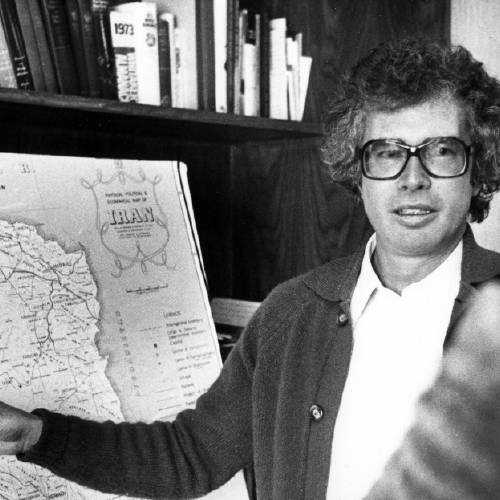 Ken Taylor the Canadian ambassador to Iran briefs a reporter in Tehran Iran on the current conditions in the country one week before leaving Iran with six Americans. Taylor who kept Americans hidden at his residen