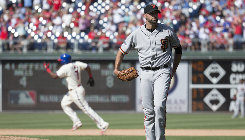 Former Giants reliever Jeremy Affeldt says Philly fans end up hurting Phillies