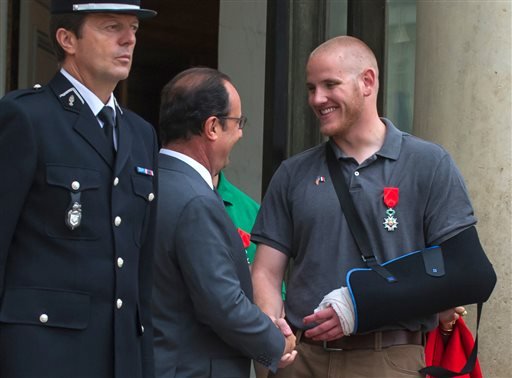 Hero in French train attack Spencer Stone stabbed in California