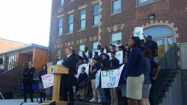 Governor Baker announced his bill at the Brooke Charter School in Mattapan