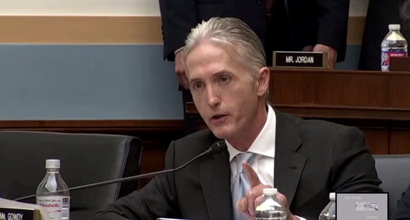 Republican Rep. Trey Gowdy during a 2015 House committee hearing