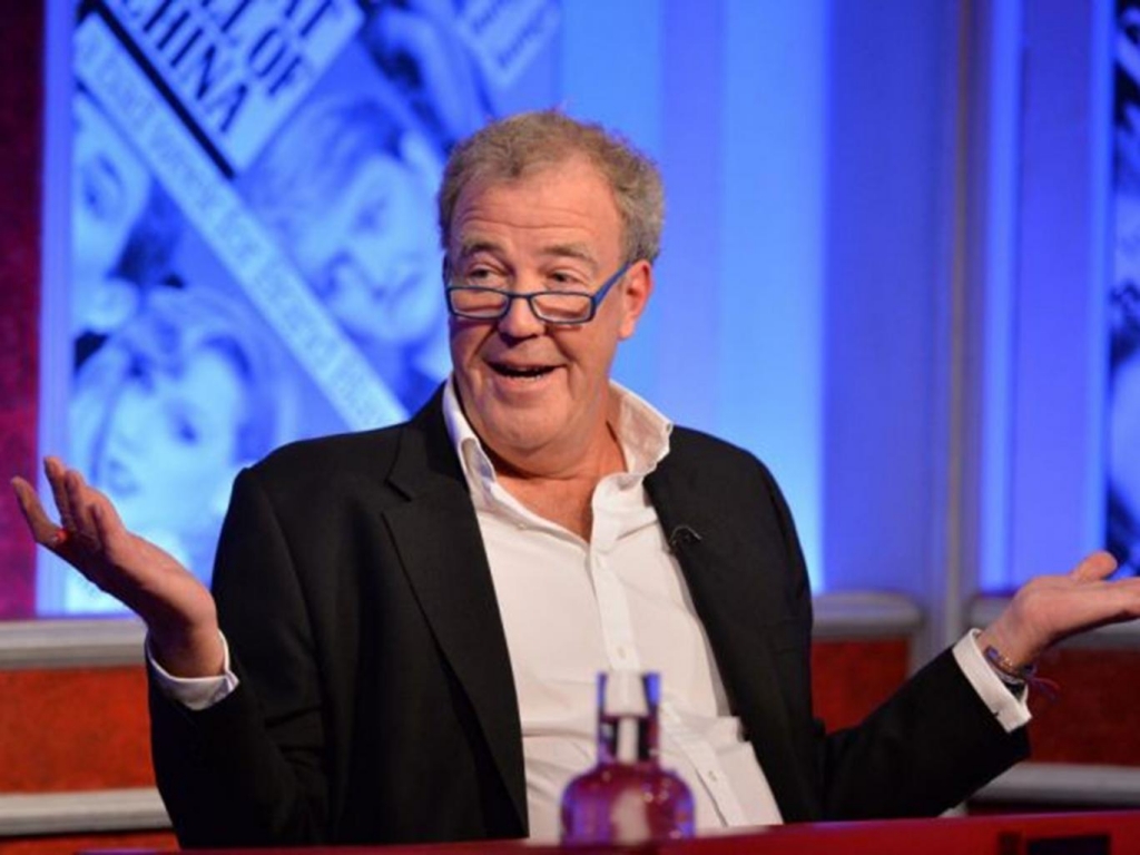 Jeremy Clarkson during the recording of the first programme in the latest BBC1 series Have I Got News For You