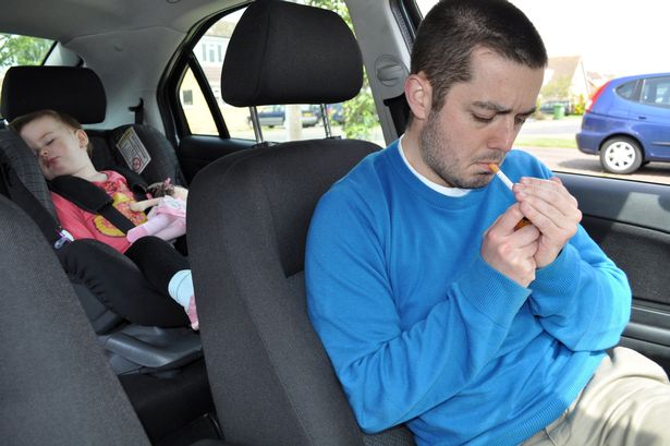 A new law banning smoking in cars carrying children and young people comes into force on October 1