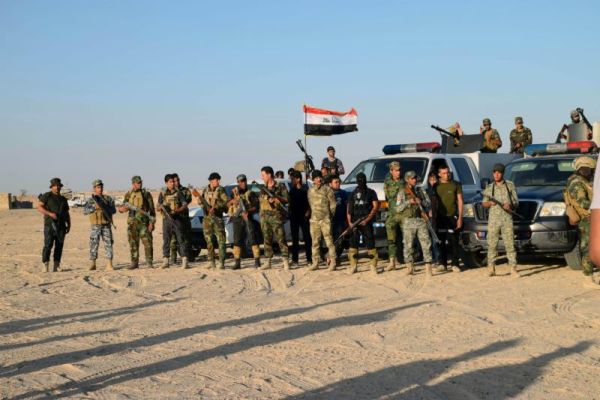 Sunni volunteer tribal fighters deploy as they support