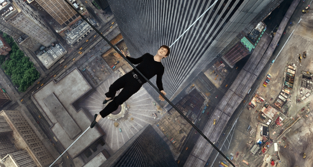 Joseph Gordon Levitt portrays Philippe Petite in a scene from'The Walk. The film about high-wire artist Phillippe Petits cabled walk between the Twin Towers in 1974 opened the 53rd New York Film Festival