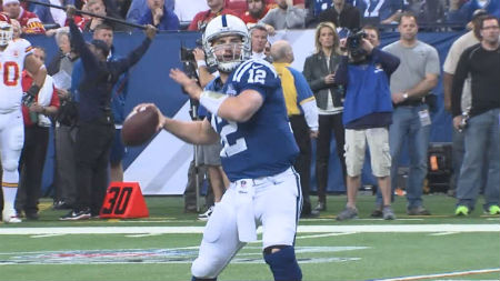 Indianapolis Colts quarterback Andrew Luck