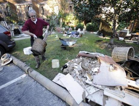 Sid Morrison removed belongings from his mother’s home Tuesday in Columbia S.C