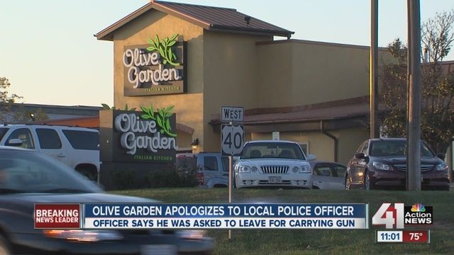 Popular restaurant chain apologizes to KCPD officer after he says hostess