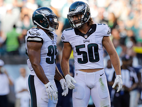 Mychal Kendricks and Kiko Alonso against the Dallas Cowboys