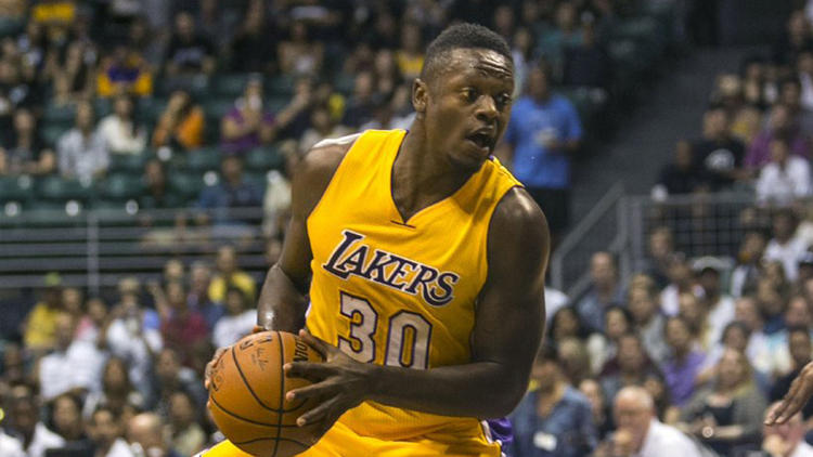 Julius Randle had 17 points with five rebounds in the Lakers loss to the Toronto Raptors 105-97 on Thursday in a preseason game