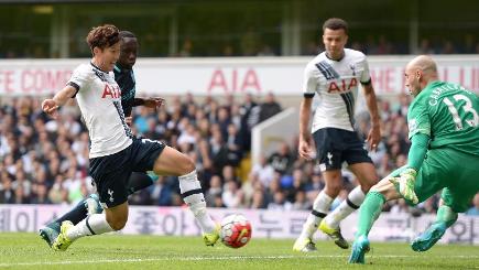 Son Heung-min left has impressed in his short time at Tottenham