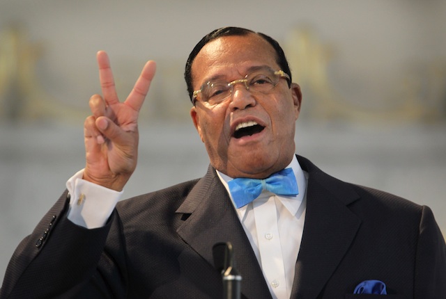 Minister Louis Farrakhan leader of the Nation of Islam at Mosque Maryam Chicago Illinois