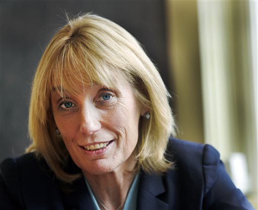 Gov. Maggie Hassan D-N.H. poses at the governors mansion Bridges House Monday Oct. 5 2015 in Concord N.H. Hassan announced Monday she will seek the nomination for U.S. Senate. Hassan will try to unseat Republican Kelly Ayotte