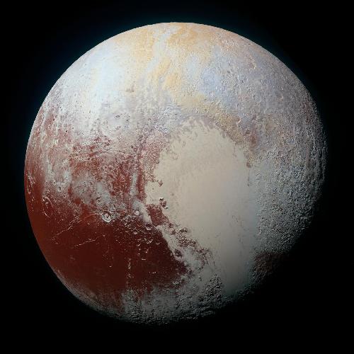 New Horizons reveals Pluto's striking surface variations and unique moon rotations