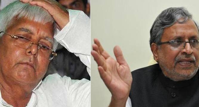 EC issues notice to Lalu Sushil Modi