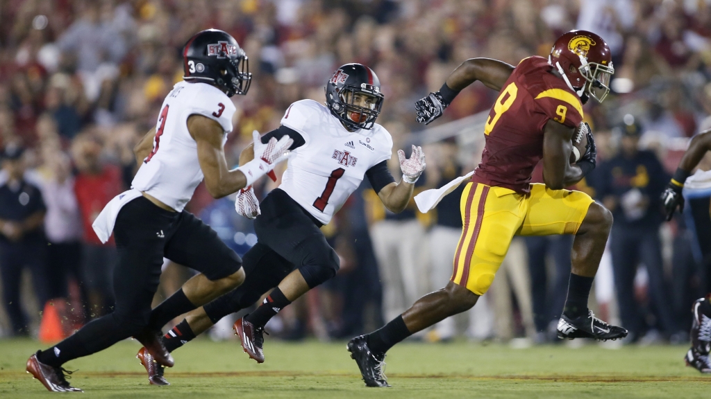 JuJu Smith-Schuster Rocky Hayes Blaise Taylor