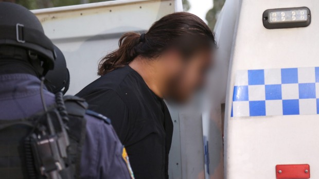 One of the Wentworthville brothers arrested during raids on Wednesday