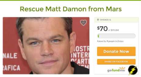 Rescue Matt Damon