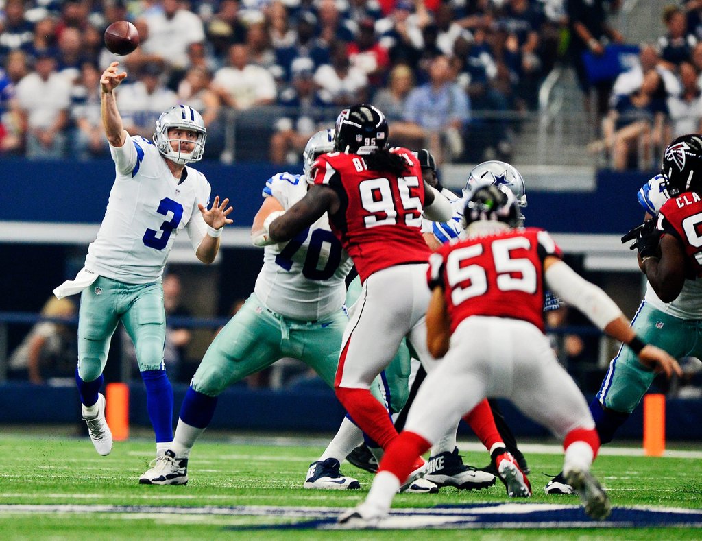 Brandon Weeden set a franchise record for consecutive completions. Credit Larry W. Smith  European Press