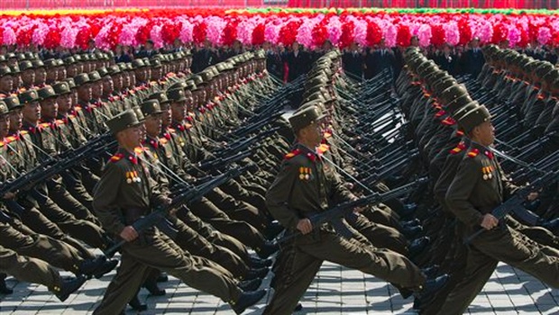 North and South Korea remain technically at war under a truce signed to end the 1950-53 Korean War