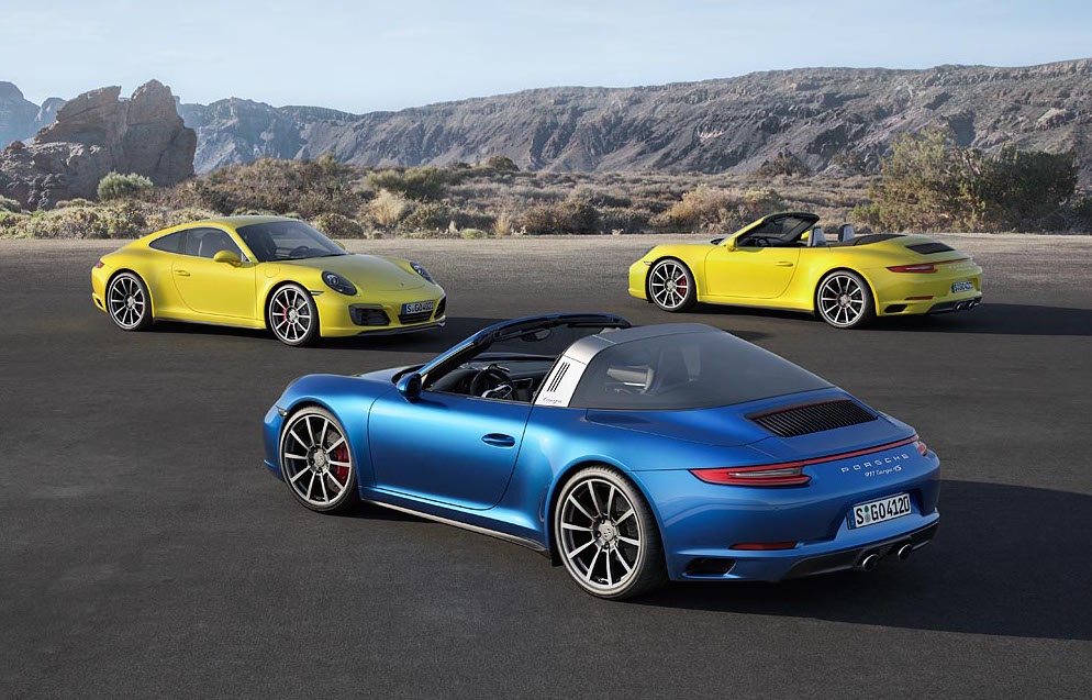 2016 Porsche 911 Carrera 4 range