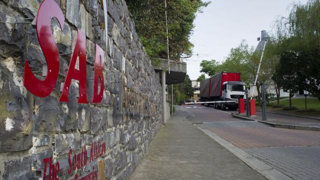 SAB Miller the world's second largest beer brewer has rejected a $104 billion takeover offer. Here one of the company's trucks leaves the Newlands Brewery in Cape Town