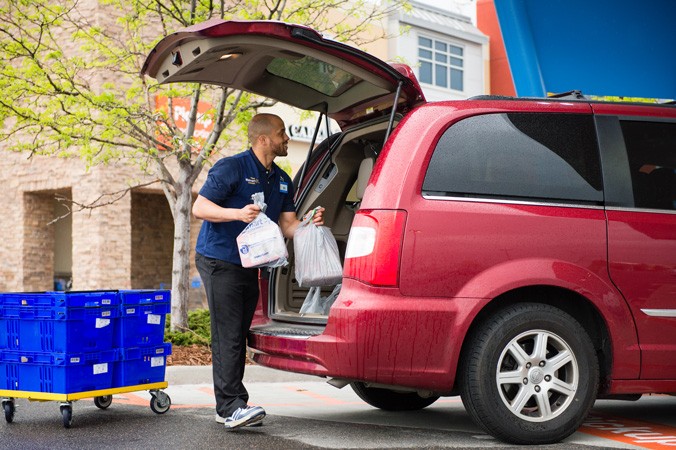 Local Walmarts begin fulfilling online grocery orders