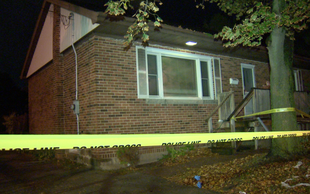 Police investigate a fatal stabbing in Burlington on Oct. 15 2015