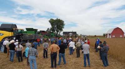 2015 Soybean Harvest Equipment Field Day participants