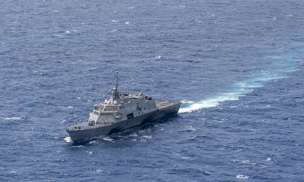 The USS Fort Worth patrols the South China Sea