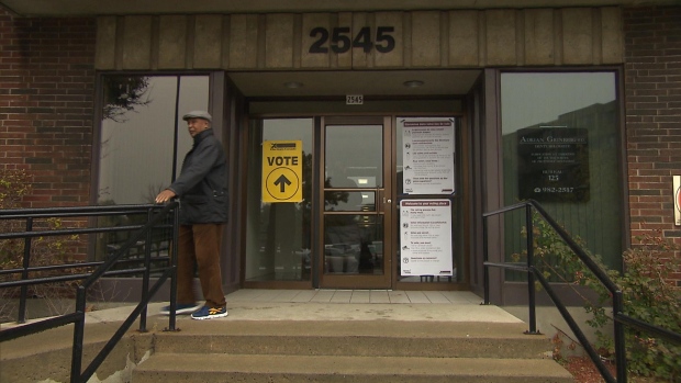 There were long waits reported at the polling station at 2545 Cavendish Boulevard