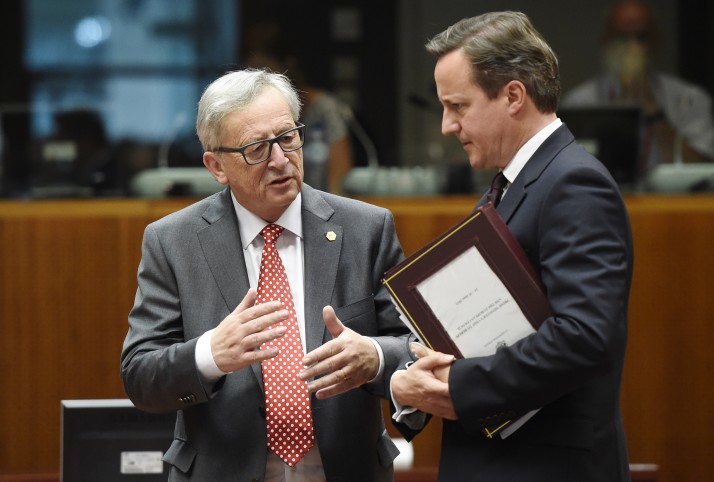 'To tango it takes two' Juncker said. | ALAIN JOCARD  AFP  Getty Images