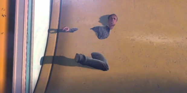 Tony Hawk fuses with a skate ramp in a bug from the new game Tony Hawk's Pro Skater 5