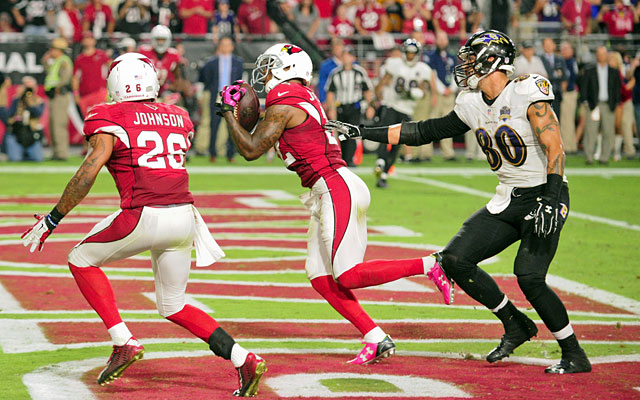 Tony Jefferson intercepts this Joe Flacco pass ending the Ravens comeback bid