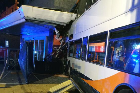 Tragedy The scene in Coventry after last night's bus smash