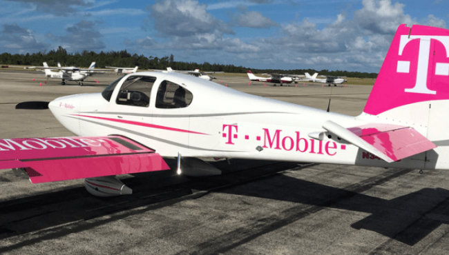 T-Mobile Made Fun Of Verizon By Skywriting Over Company’s Headquarters