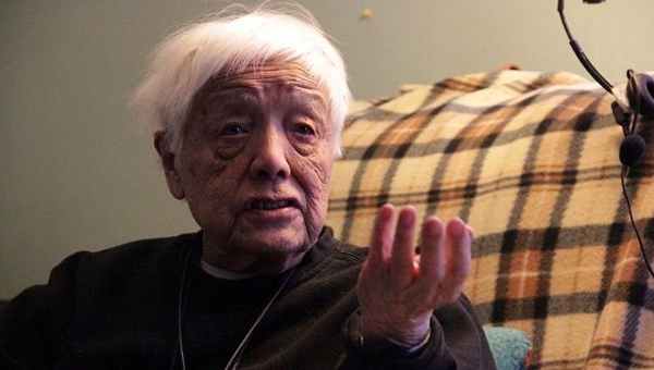 U.S. civil rights activist Grace Boggs in 2012. She died