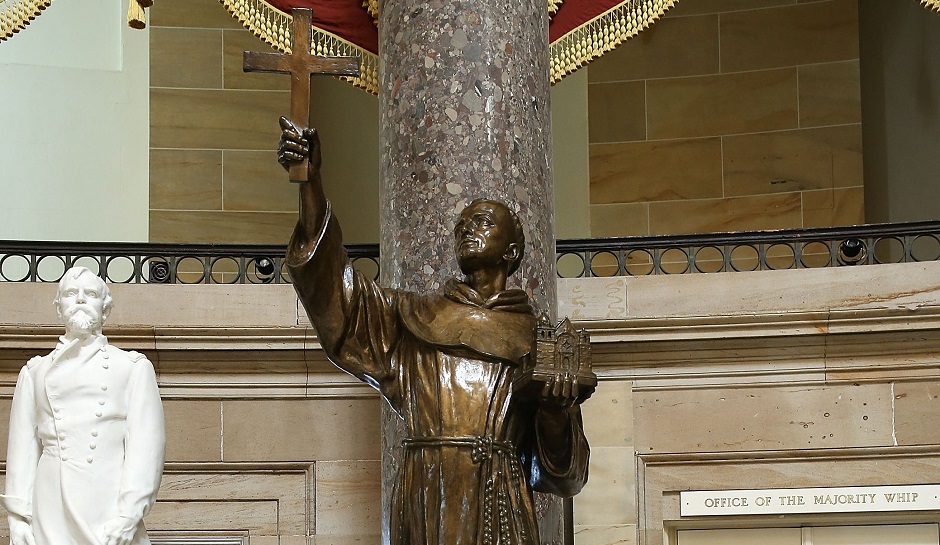 Junipero Serra Statue Vandalized At Carmel Mission Less Than A Week After Friar Was Canonized By Pope Francis