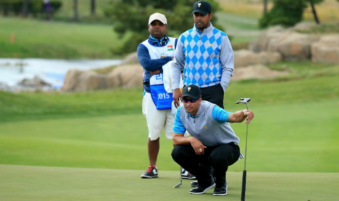 Watch Chris Kirk's Clutch Presidents Cup Putt vs. Anirban Lahiri